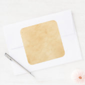 De oude Achtergrond van het Gedichte Gemottlekte K Vierkante Sticker (Envelop)