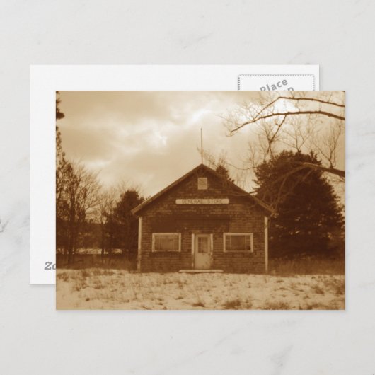 De oude algemene winkel - Briefkaart (Voorkant / Achterkant)