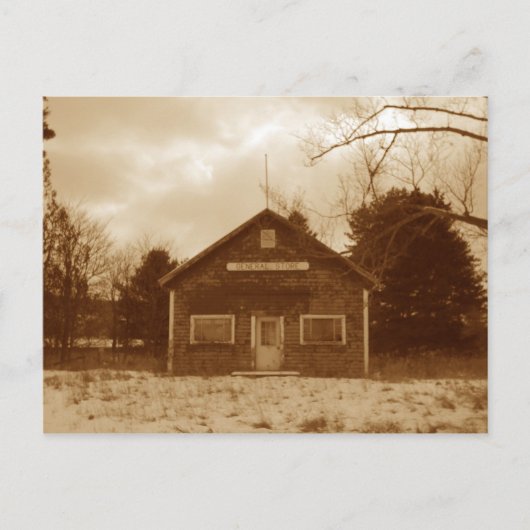 De oude algemene winkel - Briefkaart (Voorkant)