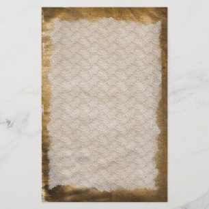 De oude Antiquiteit rimpelde Bevlekte Briefpapier