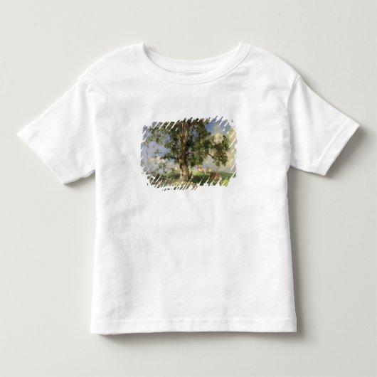 De oude asboom (olie op canvas) kinder shirts (Voorkant)