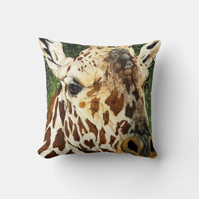 De oude bachelor - Giraffe Pillow Kussen (Voorkant)