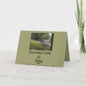 De oude Bank van het Park Kaart (Achterkant)