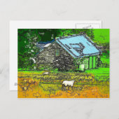 DE OUDE BARN BRIEFKAART (Voorkant / Achterkant)