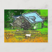 DE OUDE BARN BRIEFKAART (Voorkant)