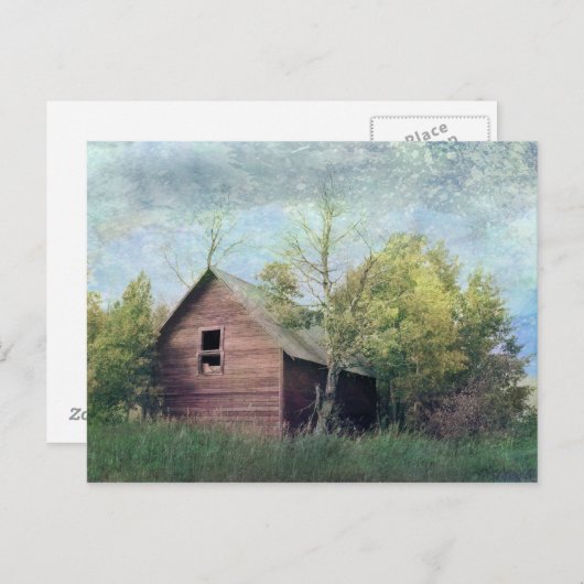 De oude Barn Briefkaart (Voorkant / Achterkant)