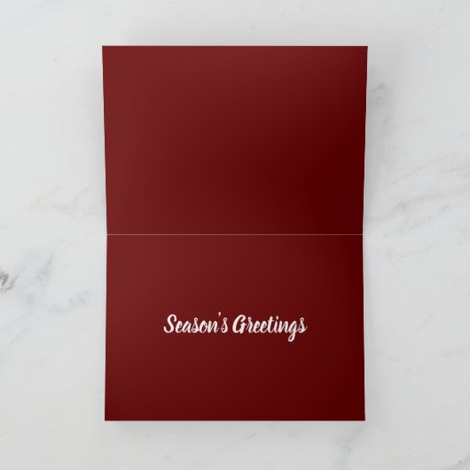 De oude Barn Kerstmis Feestdagen Kaart (Binnen)