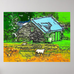 DE OUDE BARN POSTER