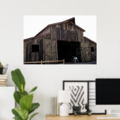 De oude Barn Poster (Thuiskantoor)