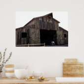 De oude Barn Poster (Keuken)