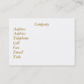 DE OUDE BARN VISITEKAARTJE (Achterkant)