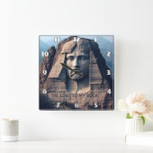 De oude beschermer: De Heer is mijn steen Vierkante Klok (Huis)