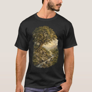 De Oude Bewaker – Antieke Eik Natuur T-shirt