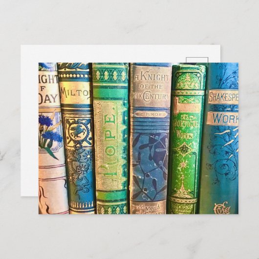 De oude bibliotheek briefkaart (Voorkant / Achterkant)