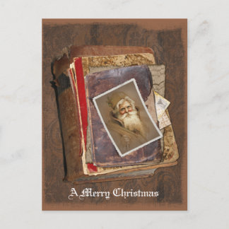 De oude Boeken van de Kerstman van de Wereld, Feestdagenkaart