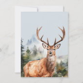 De oude bok is met pensioen rustieke jacht pensioe kaart (Achterkant)