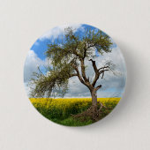 De oude boom ronde button 5,7 cm (Voorkant)