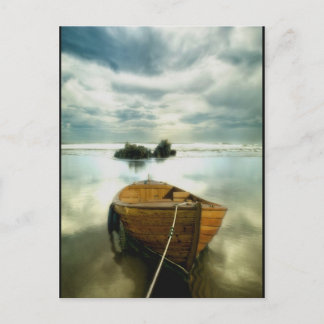 De oude boot briefkaart