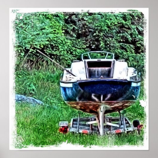 De oude boot poster (Voorkant)