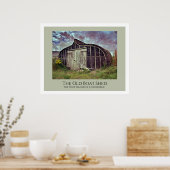 De oude bootloods, Lindisfarne Poster (Keuken)