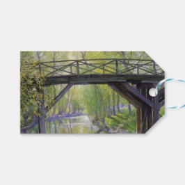 De oude brug (door Guy Roos) Cadeaulabel