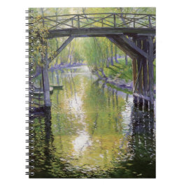 De oude brug (door Guy Roos) Notitieboek