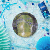 De oude brug (door Guy Roos) Papieren Bordje (Feest)