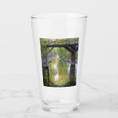 De Oude Brug (door Guy Rose) Glas (Voorkant)