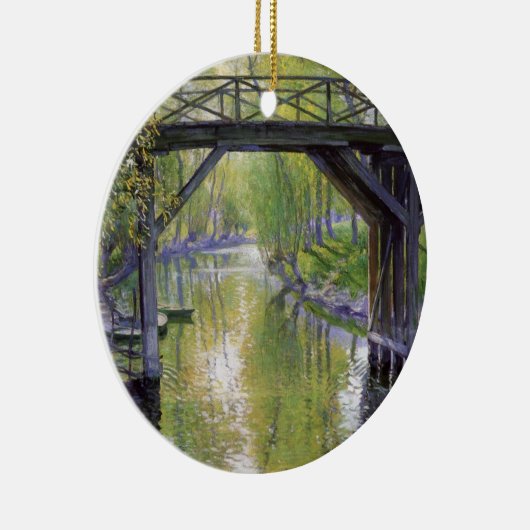 De Oude Brug (door Guy Rose) Keramisch Ornament (Rechts)