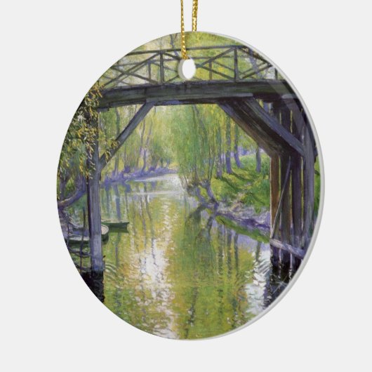 De Oude Brug (door Guy Rose) Keramisch Ornament (Links)