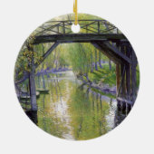 De Oude Brug (door Guy Rose) Keramisch Ornament (Achterkant)