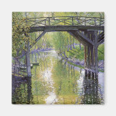 De Oude Brug (door Guy Rose) Magneet (Voorkant)