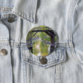 De Oude Brug (door Guy Rose) Ronde Button 7,6 Cm (In situ)