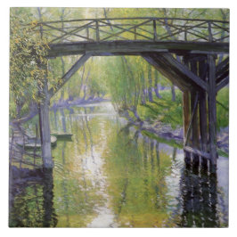 De Oude Brug (door Guy Rose) Tegeltje