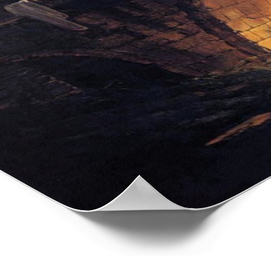 De oude brug poster (Hoek)