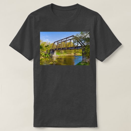 De oude brug van het Zuidelijke Spoorwegverdrag ov T-shirt (Design voorkant)