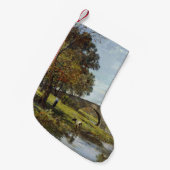 De oude brug (van Theodore Robinson) Kleine Kerstsok (Voorkant (Hangend))