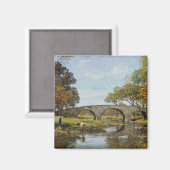 De oude brug (van Theodore Robinson) Magneet (Voorkant / Achterkant)
