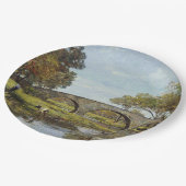 De oude brug (van Theodore Robinson) Papieren Bordje (Gekanteld)