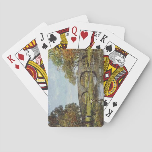 De oude brug (van Theodore Robinson) Pokerkaarten (Achterkant)