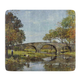 De oude brug (van Theodore Robinson) Snijplank