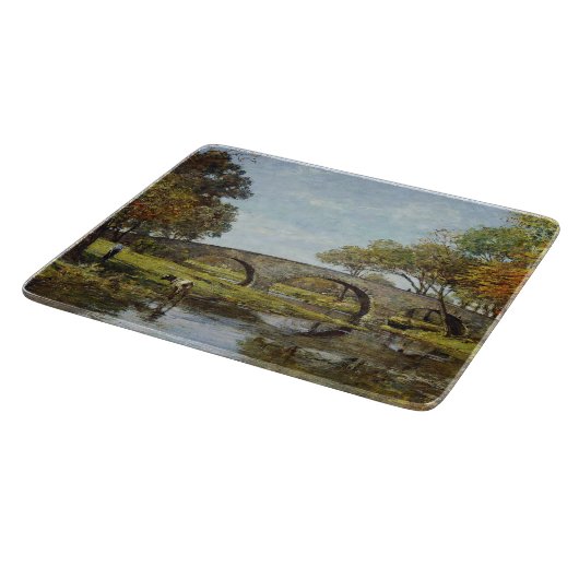 De oude brug (van Theodore Robinson) Snijplank (Hoek)