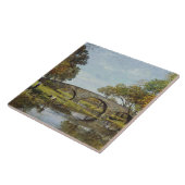 De oude brug (van Theodore Robinson) Tegeltje (Zijkant)