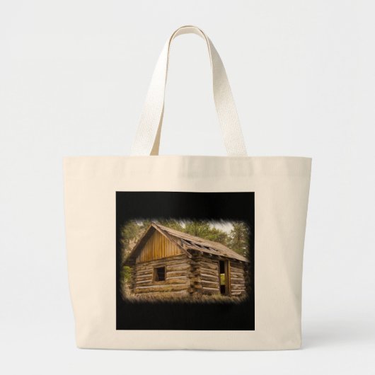 De oude Cabine van de Berg Grote Tote Bag (Voorkant)