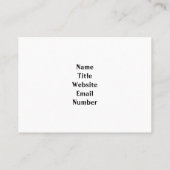 De oude Camera die Uw Foto neemt Visitekaartje (Achterkant)