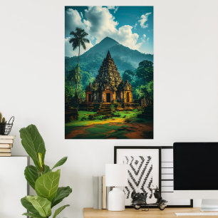 De Oude Candi van de Heuvels Poster