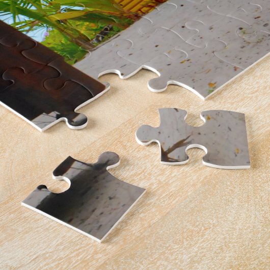 De oude Cannon Mariana Eilanden. Legpuzzel (Zijkant)