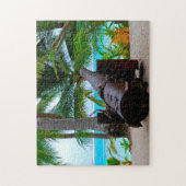 De oude Cannon Mariana Eilanden. Legpuzzel (Verticaal)