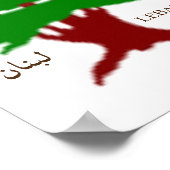 De oude cedar van Libanon-Poster Poster (Hoek)