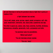 De oude Cherokee Poster (Voorkant)